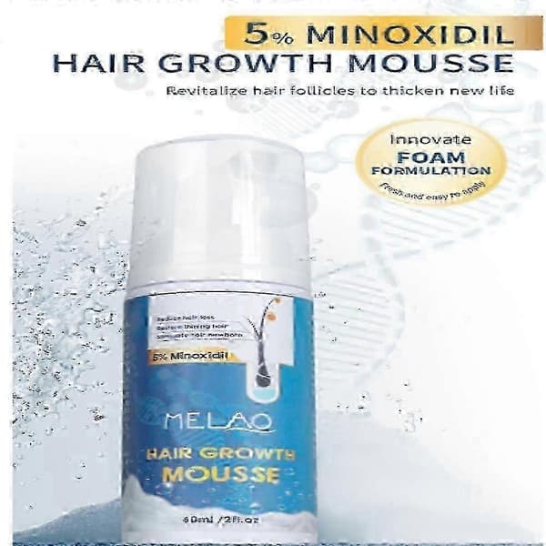 Hårväxtskum Mousse 5% Minoxxdil Aktivera Hårväxt 25-26s (2st)