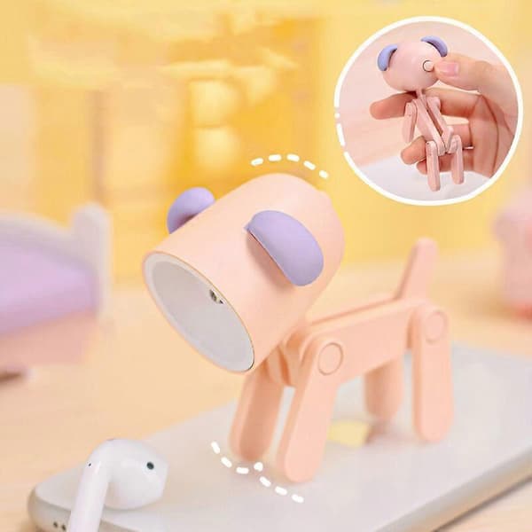Mini Nattlampe, Mini Skrivebordslampe, Søt LED Skrivebordslampe Nattlyserosa
