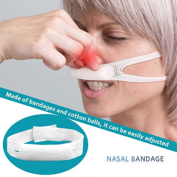 Elastiskt näsbandage, Externt näsbandage Elastiskt bandage för användning efter näsoperation Förband R