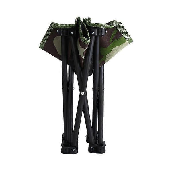 Ultralet Bærbar Klapstol til Camping/Fiskeri/Vandring/Picnic Camo 28x28cm