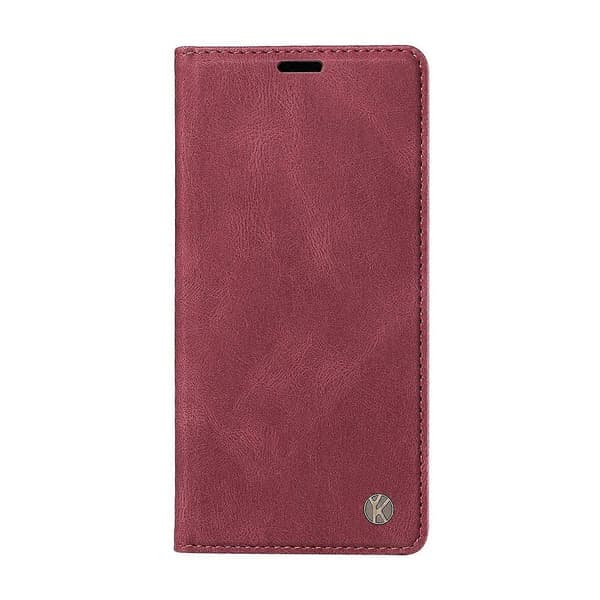 Læderetui til iPhone 17 YIKATU YK-004 Skin Touch Wallet-telefonetui