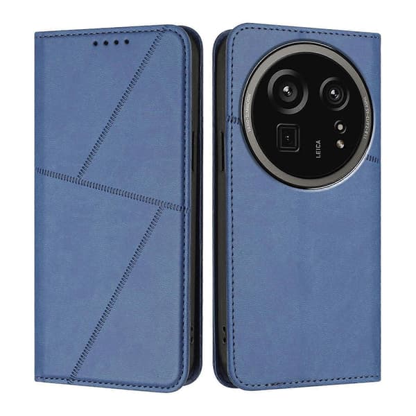 Sharp Aquos R9 Pro Lær Telefonveske (For Sharp Aquos R9 Pro)