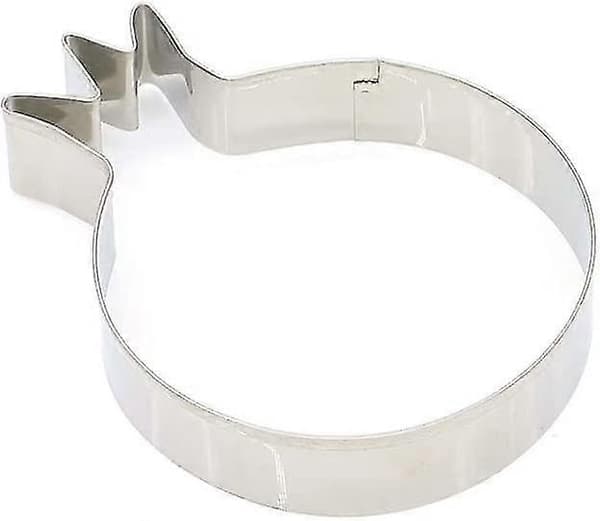 Cookie Cutter Mold i rustfritt stål Granatepleform DIY Sjokoladeform Kopp Dessert Bakeform