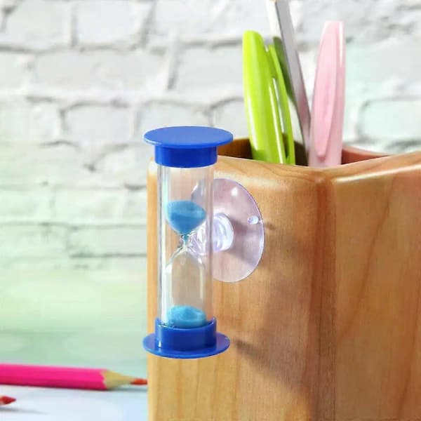 2/3 minuters timglas timer kök matlagning tandborste timer barn present borstning sandmätare timglas med sugkoppar (2 minuter lila 5 st, A34)
