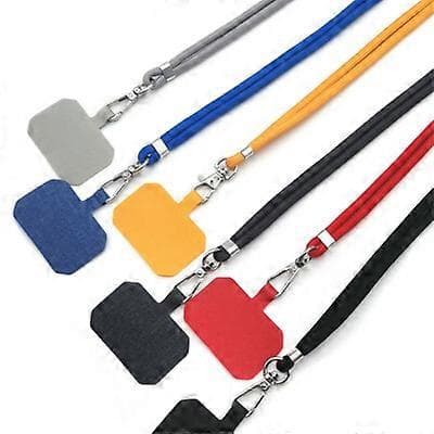 Universal Cross Body Nylon Patch Telefonlina Mobiltelefonrem (Gul (1st)