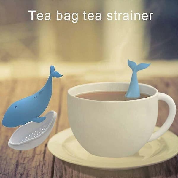 Sød Silikone Te-infuser Hval Te Si Filter Diffuser til Te Kaffe