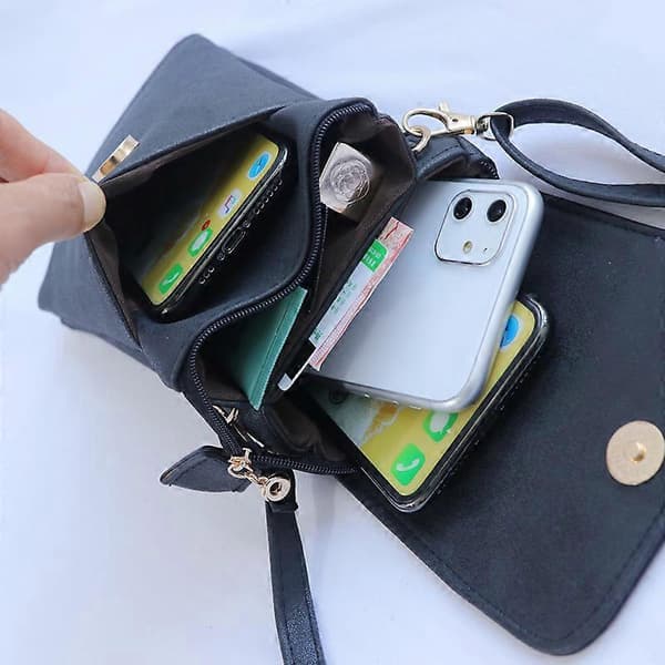 Tilavat taskut pienet crossbody-laukut matkapuhelinlompakot naisille teinitytöille
