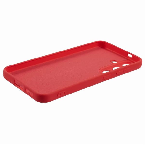 För Samsung Galaxy S25+ Mobilskal Böjd Kant 2.0mm TPU Skyddande Mobilskal - Röd (Röd)
