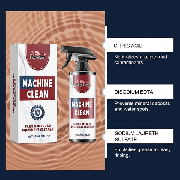 Kraftig hjul- og dækrensespray, universal skumrenser polish 120 ml