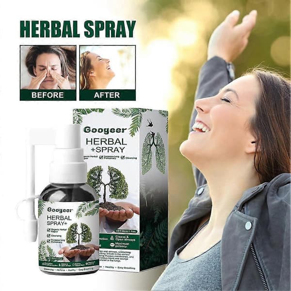 1-5 flaskor Respinature Herbal Lung Cleanse Mist - Kraftfullt lungstöd, växtbaserad vårdessens (5 lådor)