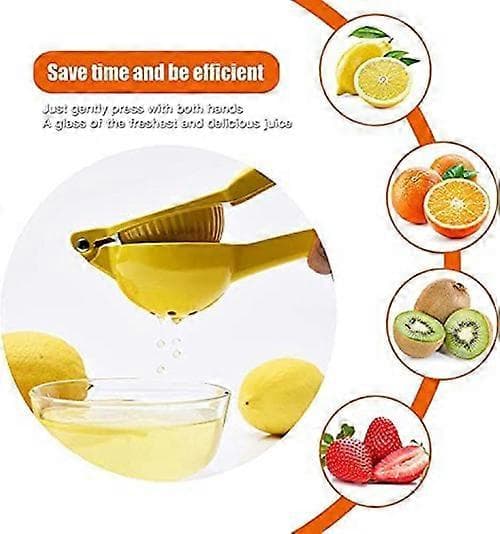 Citronpresser Premium Metal Citruspresser, Manuel Presning For At Udvinde Mest Mulig Saft
