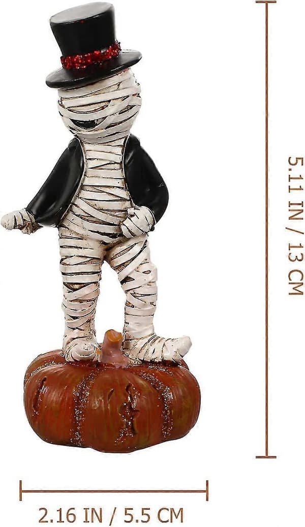 Harpiks Halloween Pynt Mumie Nydelige Dekorasjoner