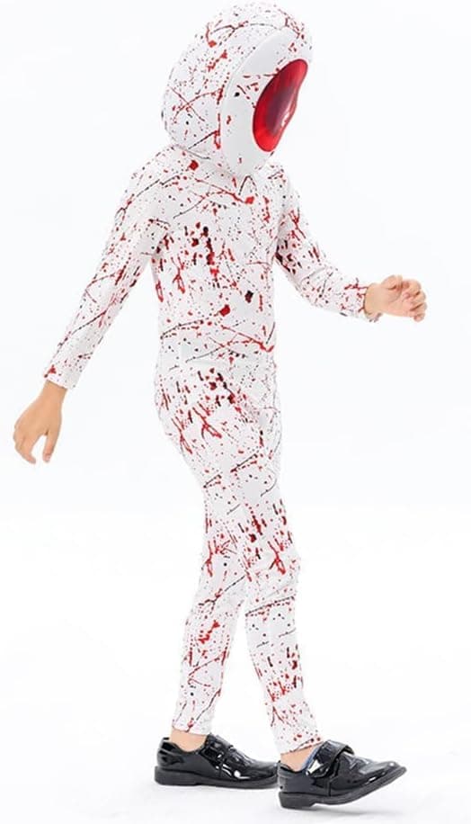 Halloween cosplay djävulsöga jumpsuit kostym-394