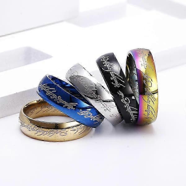 Lord of the Rings Herre Ring (Sort, 11)