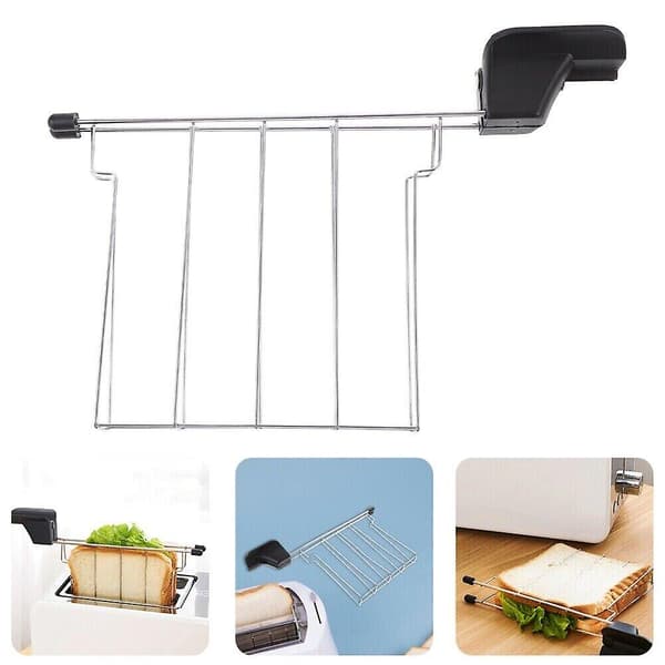 Brødriststativ for brødrister Toastbrødholder Tilbehør til kjøkken Rustfritt stål (A)