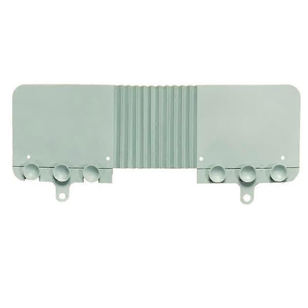 Diskhohållarremsa Vattenhållarpanel, kökstillbehör, köksredskap, ljusblå)42,5*17*1cm