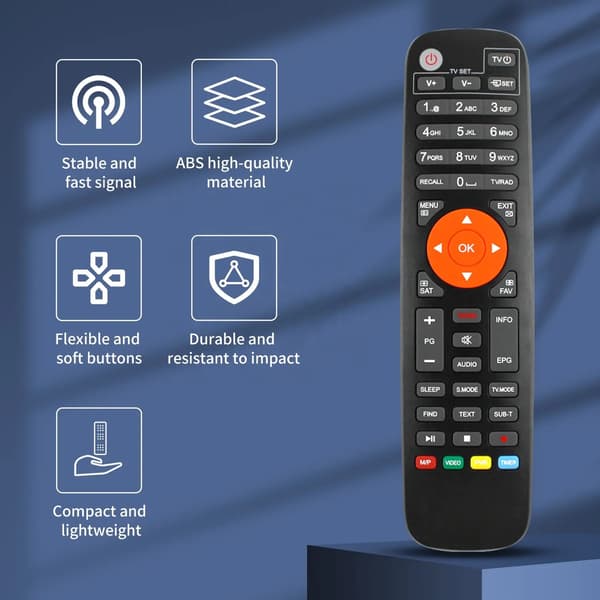 GTmedia V7 S5X Internet Set-Top Box TV Fjärrkontroll