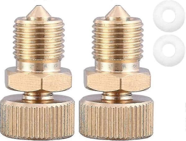 2 pak PCP Airsoft Højtrykspumpe Sikkerhedsventil Udluftningsventil M10x1 Luftudluftningsventil Adapter 300bar/4500psi XiXi