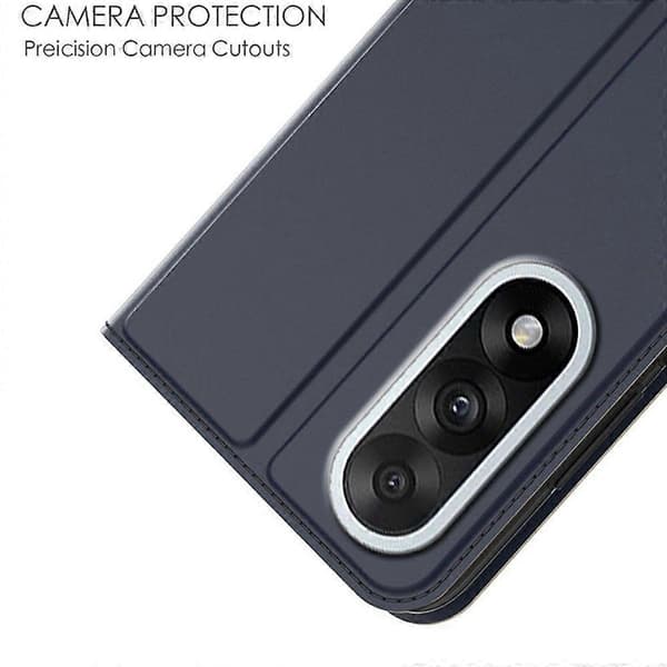 For OnePlus Nord 5 5G Deksel PU Lær Telefondeksel med Kortholder Stativ (Blå)