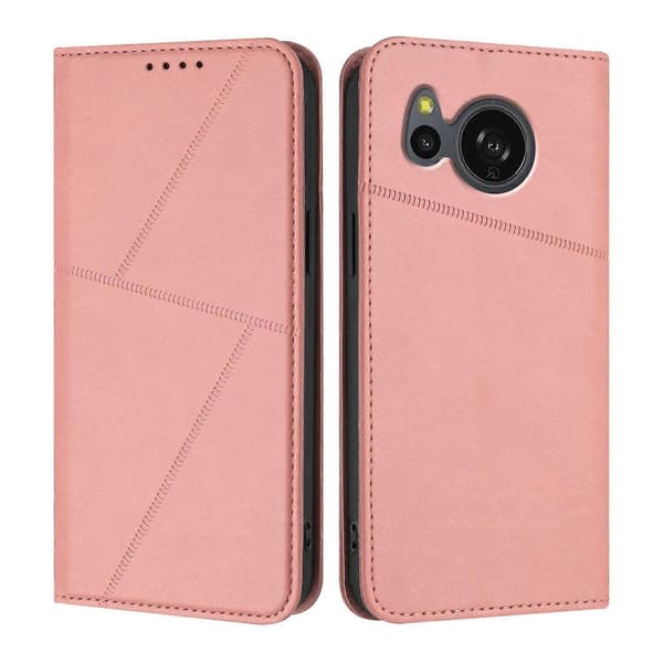 Sharp Aquos Sense7 Læder Telefon Cover (Til Sharp Aquos Sense7)