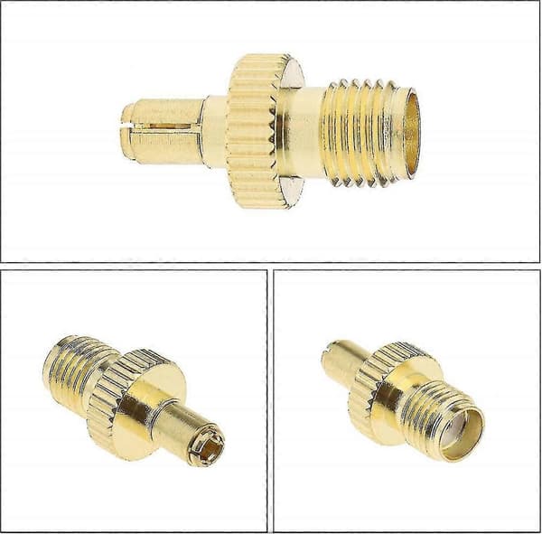 2 X Sma Hun Til Ts9 Han Rf Adapter Guldbelagte Koaksialstik Til Antenner Der Sender Wi-fi Trådløse Lan-enheder