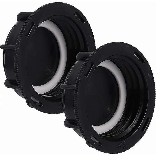 2 IBC S60 Propper til 1000L Tank, Hane- og Slangetilslutninger til Regnvandstank og Container