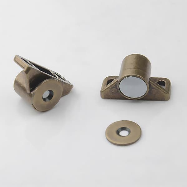 Magnetisk Dörrmagnet, Kraftfull Skåpdörrmagnet Set om 4 Legering Magnetiskt Lås 36*16mm