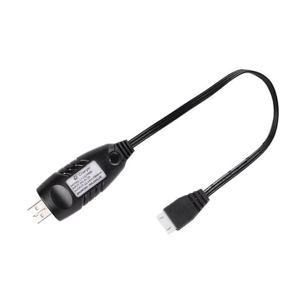 11.1V Li-ion Li-po Lipo USB RC Batterilader med 4-pinners plugg (1500mA)