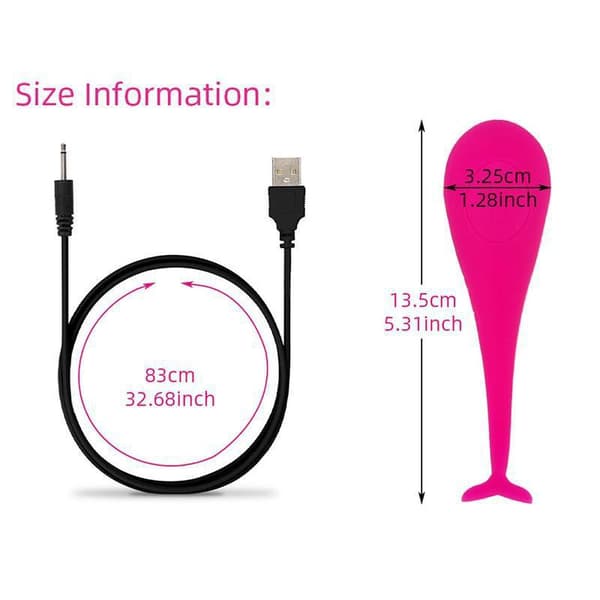 10 Frekvensmåler Vibrator i Silikon App Bluetooth Trådløs Fjernkontroll Vibrasjon Egg Massasje Leker (rosa)