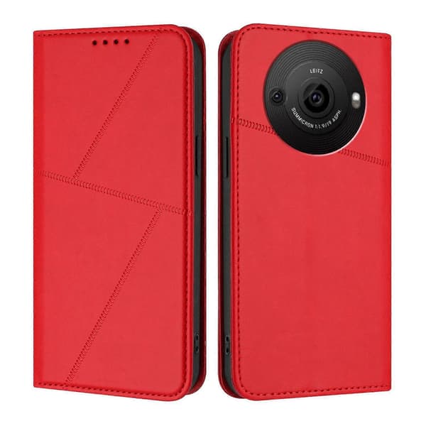 Sharp Aquos R8 Pro Läderfodral (För Sharp Aquos R8 Pro)