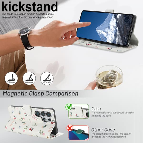 Magnetiskt Läderplånboksfodral för Samsung Galaxy - Skyddsfodral A2 GalaxyA16