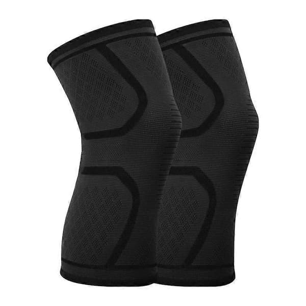2-pack Högelastiska Knäskydd, Halkfria, Andningsbara, Unisex