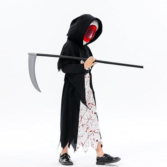 Halloween cosplay djævleøje jumpsuit kostume-391