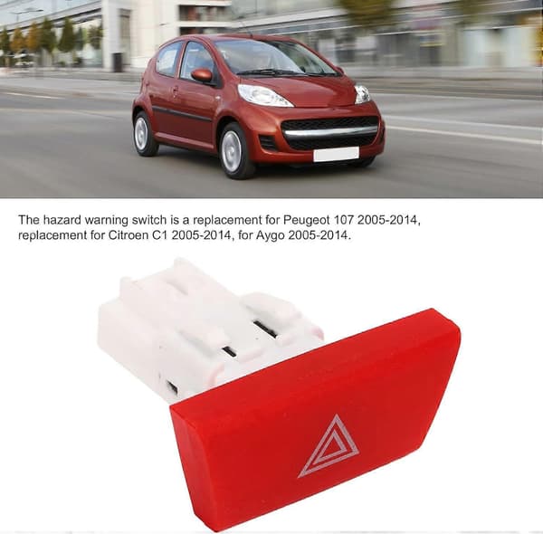 Havariblinklyskontaktstyreenhed 6490NG til C1 107 Aygo 6490.NG