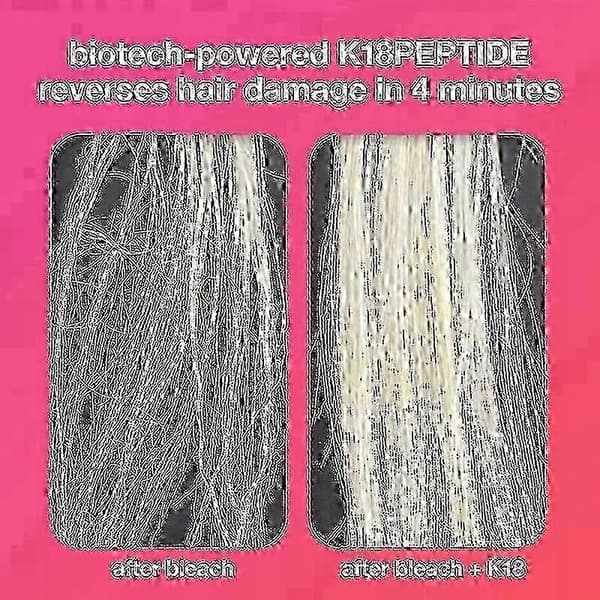 150 ml K18 Leave-in Molecular Repair Hårmaske Skadesreparerende Blødt Hår Dyb 25-26s (2 stk)