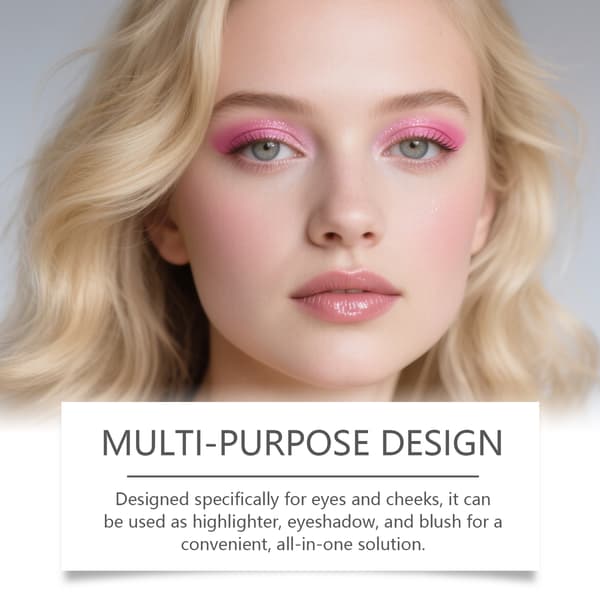 zephoco Highlighter øyenskygge rougepalett