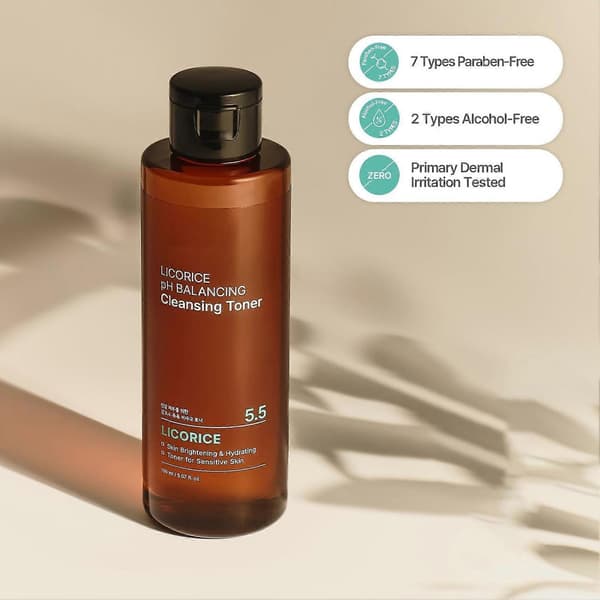 ACWELL Lakrids Ph Balancing Cleansing Toner 150ml - PH5.5 Hydrerende BN Kbeauty