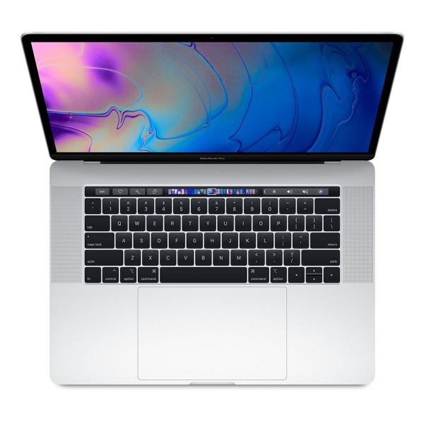 MacBook Pro 15" Touch Bar Mid 2019 Intel 8-Core i9 2.3 GHz 16 GB RAM 512 GB SSD Grade B Refurbished Silver