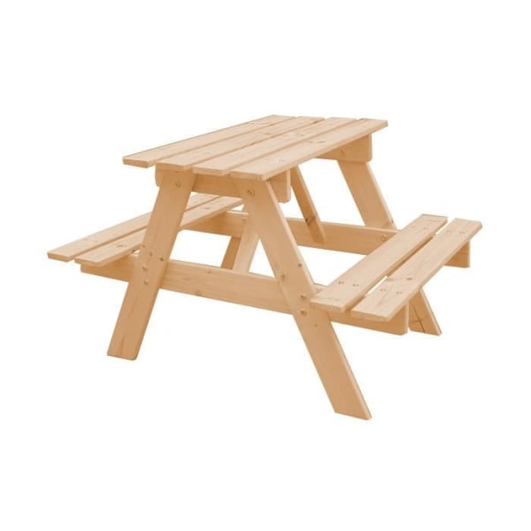 TIMBELA M012-1 Lasten piknikpöytä - 81x60xK50 cm - ulos tai sisälle