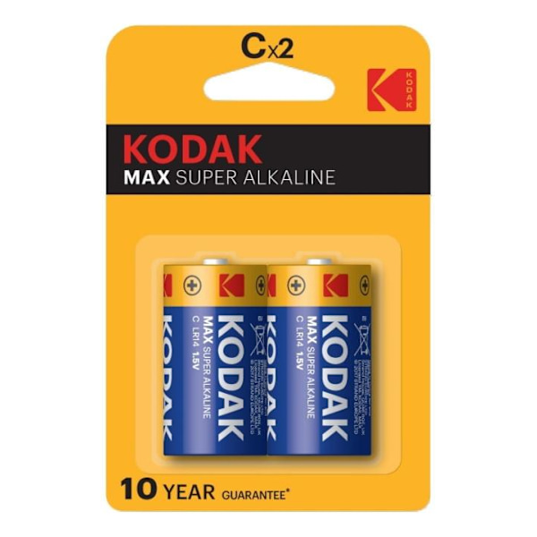 Kodak MAX alkaline C battery (2 pack) 2131 80 Fyndiq