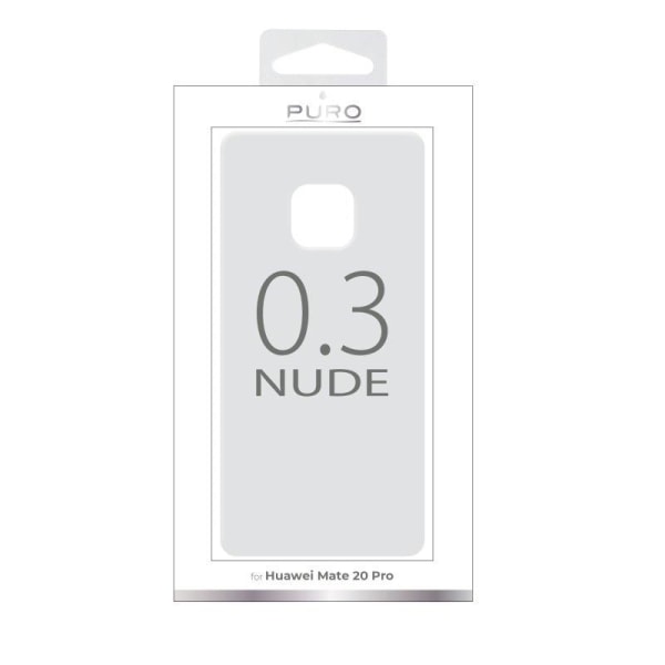 Puro Transparent Skal till Huawei Mate 20 Pro, 0,3mm, Nude