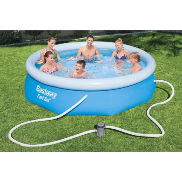 Bestway Pool Fast Set med Pump, 305x76cm, 3800 liter (57266)