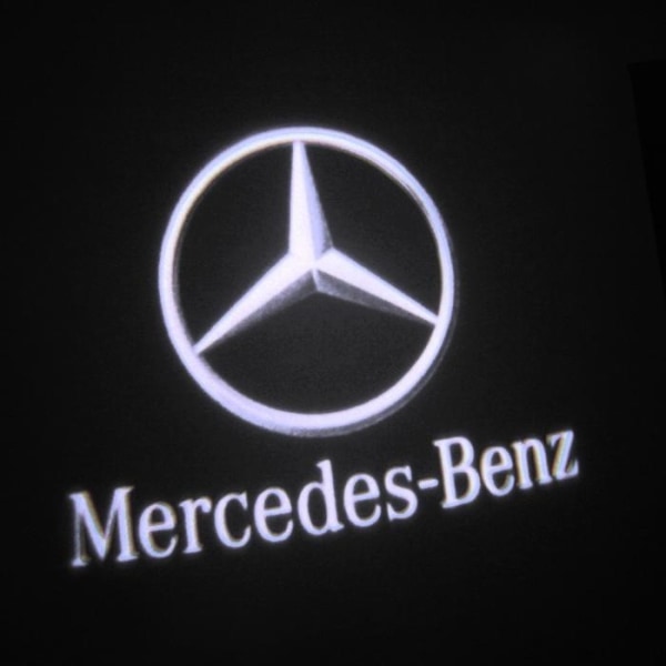 LED Dörrbelysning, Mercedes-Benz logga 9605 | 159 | Fyndiq