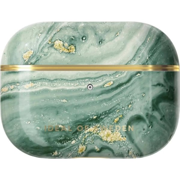 iDeal of Sweden Mint Swirl Marble Printed Skyddsfodral Airpods P