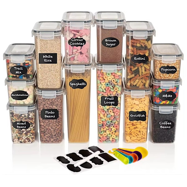 14-Pack Airtight Food Storage Containers with Lids - BPA Free 2500