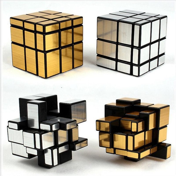 Neo Magic Mirror Cube 3x3x3 Guld Silver Professionella Speed ​​Cubes Pussel Speedcube Pedagogiska leksaker Gold