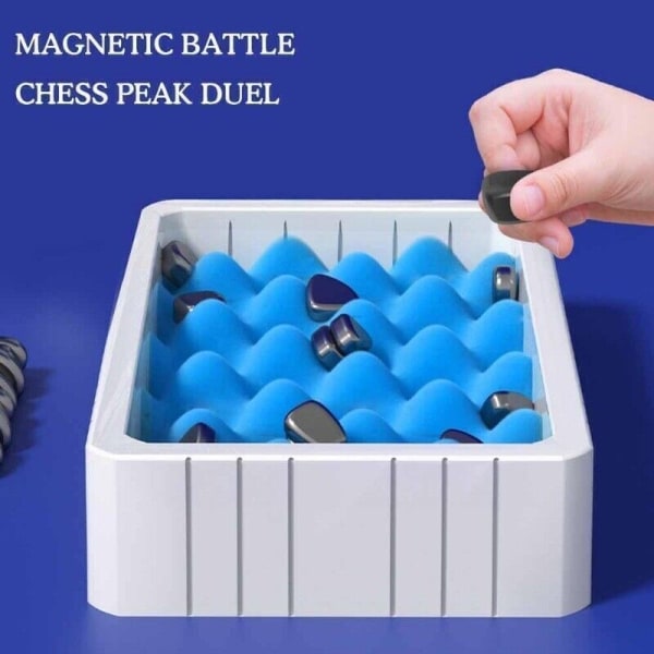 Ferromagneettinen magneettinen shakkipeli Muovinen interaktiivinen magneettilautapeli UK HOT