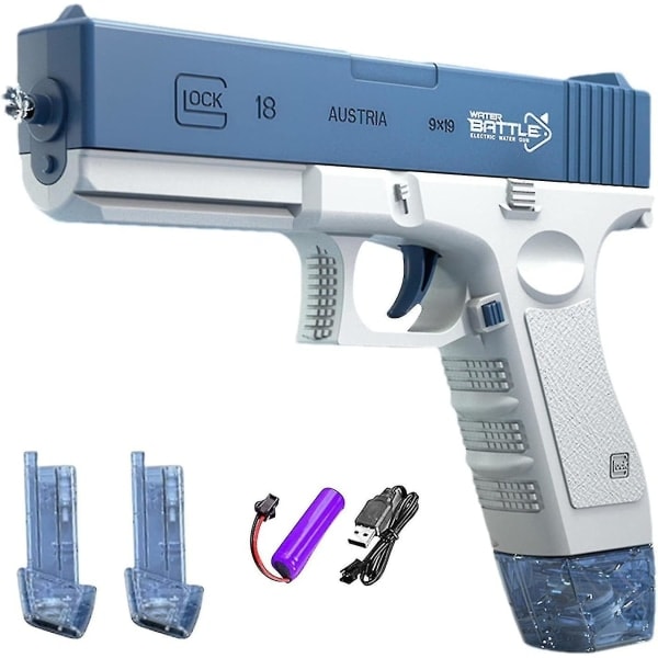 Vattenpistol, rosa, elektrisk vattenpistol för vuxna, Obs: Hämtas på utlämningsstället blå blue 2