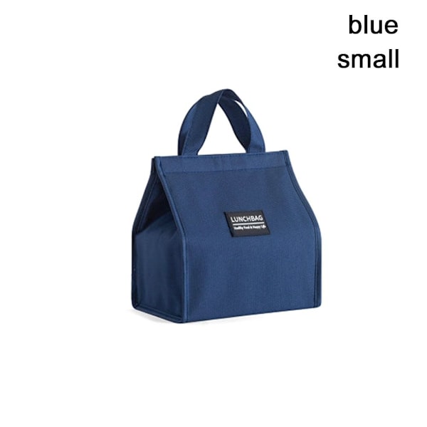 Isolerad Termisk Väska Kylväska Lunchväska BLÅ LITEN blå blue small