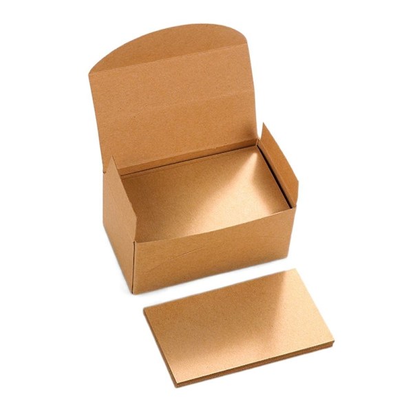 100 st/set Kraftpapper Tomma Kort KHAKI khaki